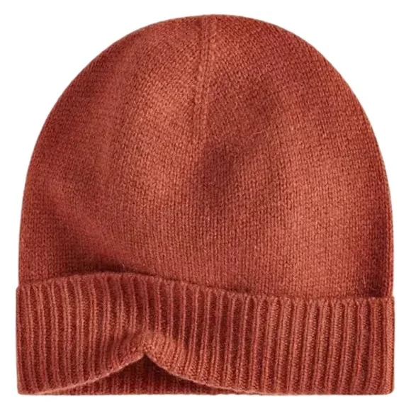100% Cashmere Cuffed Beanie – Charter Club – Bronze Pecan – NWT MSRP $79.50 - Picture 1 of 2